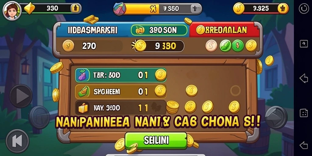 Tampilan menu utama yang menarik dan informatif.
