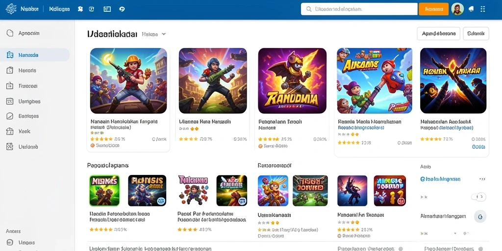 Screenshot menampilkan suasana dunia fantasi yang indah.