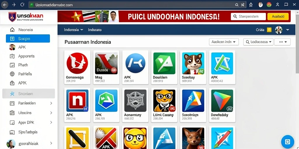 Tampilan utama API5000 yang menarik dan interaktif.