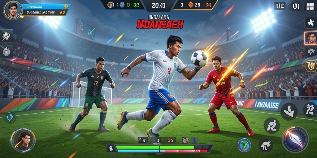 Menu utama yang intuitif dan menarik.