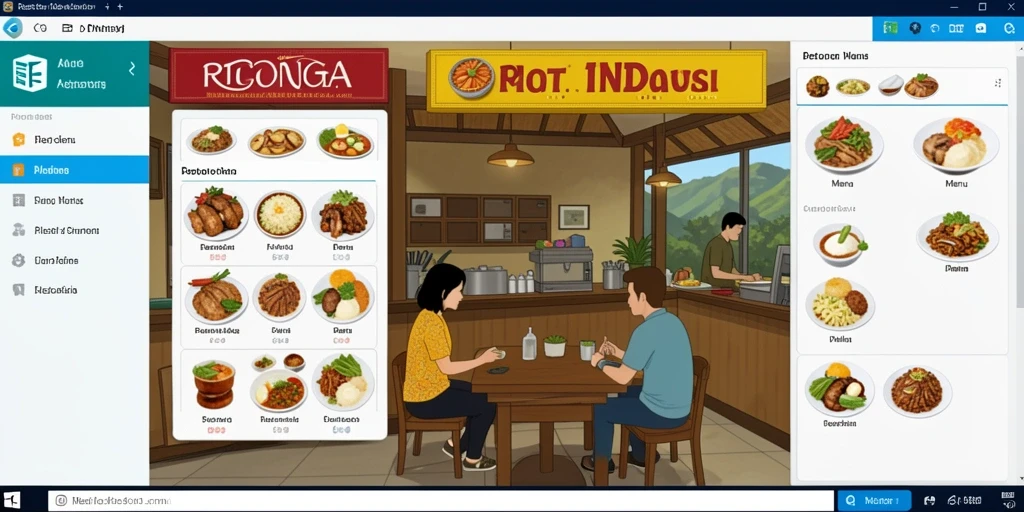 Tampilan antarmuka yang menarik dan mudah dinavigasi.