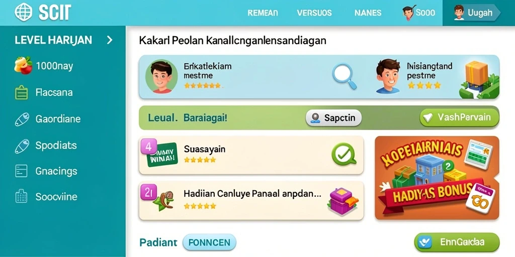 Tampilan antarmuka yang menarik dan mudah digunakan.