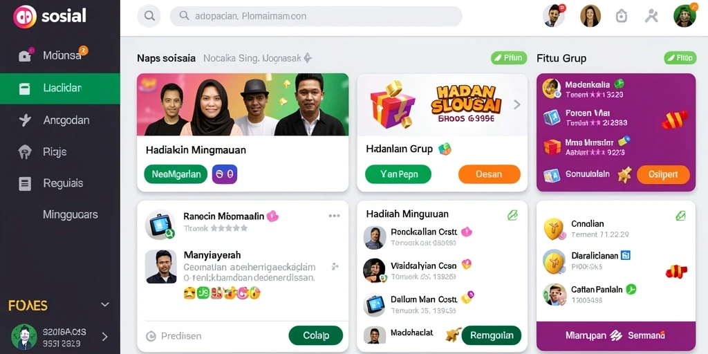 Tampilan antarmuka yang ramah pengguna.