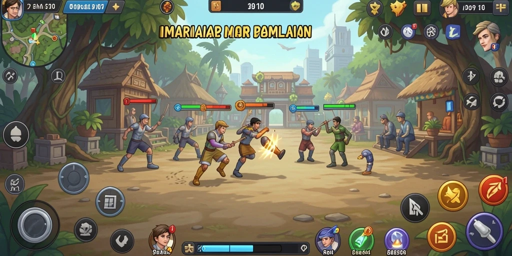 Tangkapan layar menampilkan karakter kustom yang unik.