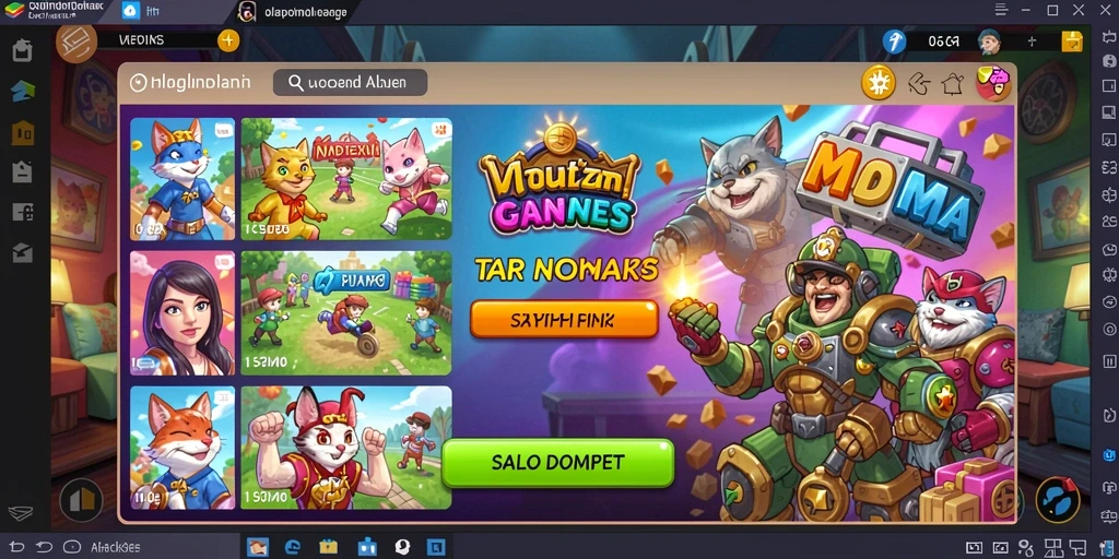 Tampilan utama aplikasi TVTOTO yang menarik.
